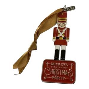 Mickey’s Very Merry Christmas Party 2023 Toy Soldier Ornament Walt Disney